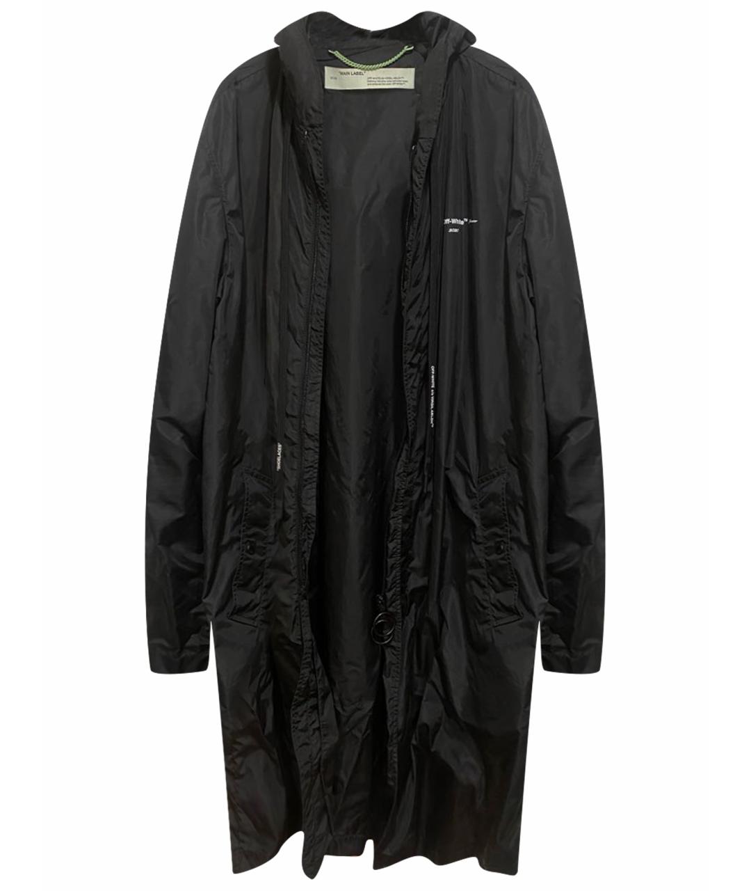 OFF-WHITE Черный полиамидовый тренч / плащ, фото 1