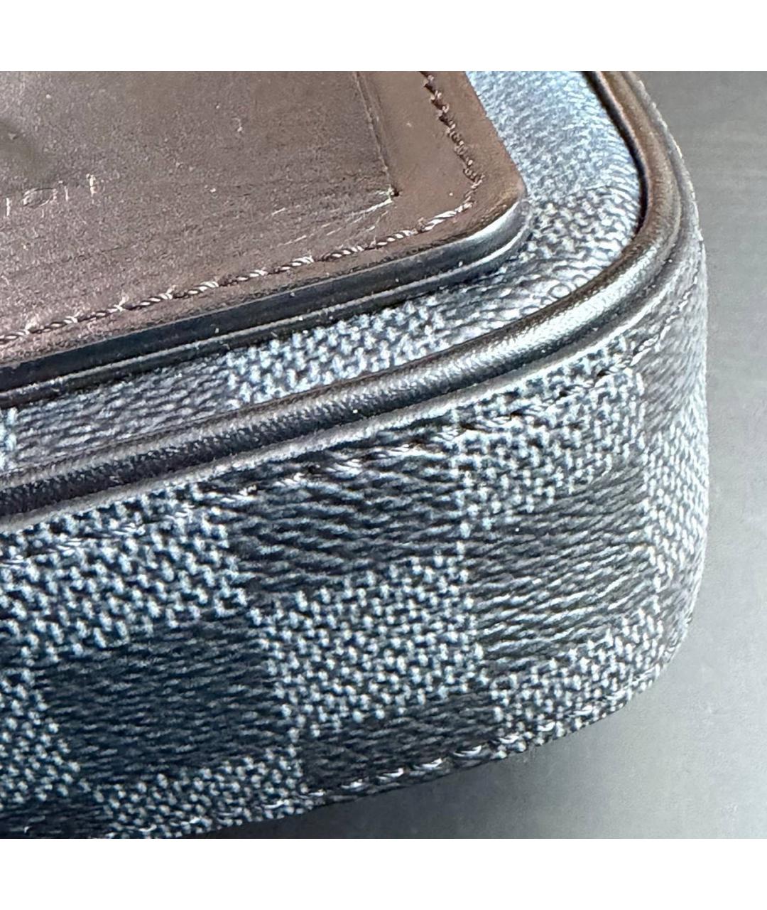 LOUIS VUITTON Синяя деним поясная сумка, фото 6