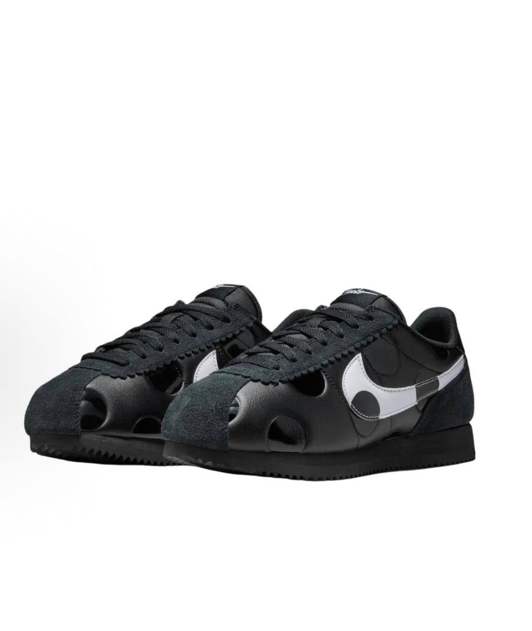 NIKE Черные кожаные кроссовки, фото 3