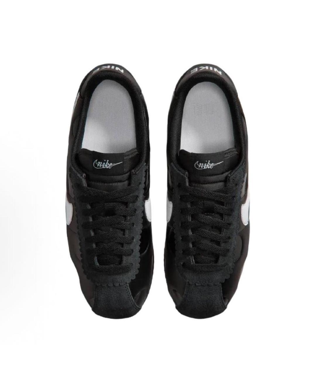 NIKE Черные кожаные кроссовки, фото 4