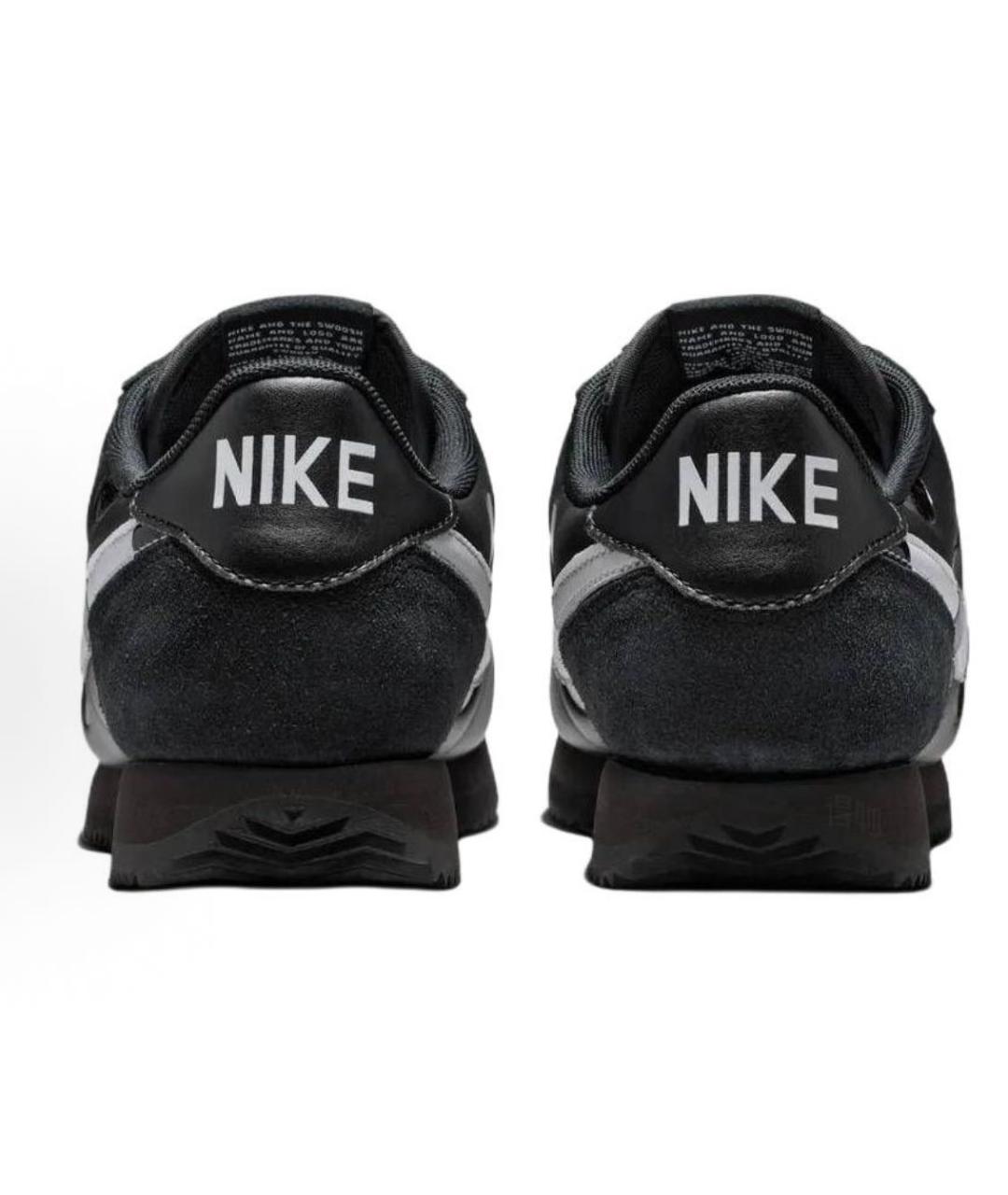 NIKE Черные кожаные кроссовки, фото 5