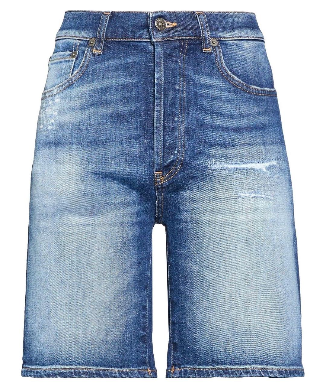 DONDUP Синие хлопковые шорты, фото 1