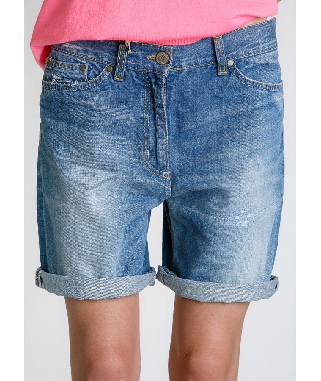 DONDUP Синие хлопковые шорты, фото 3