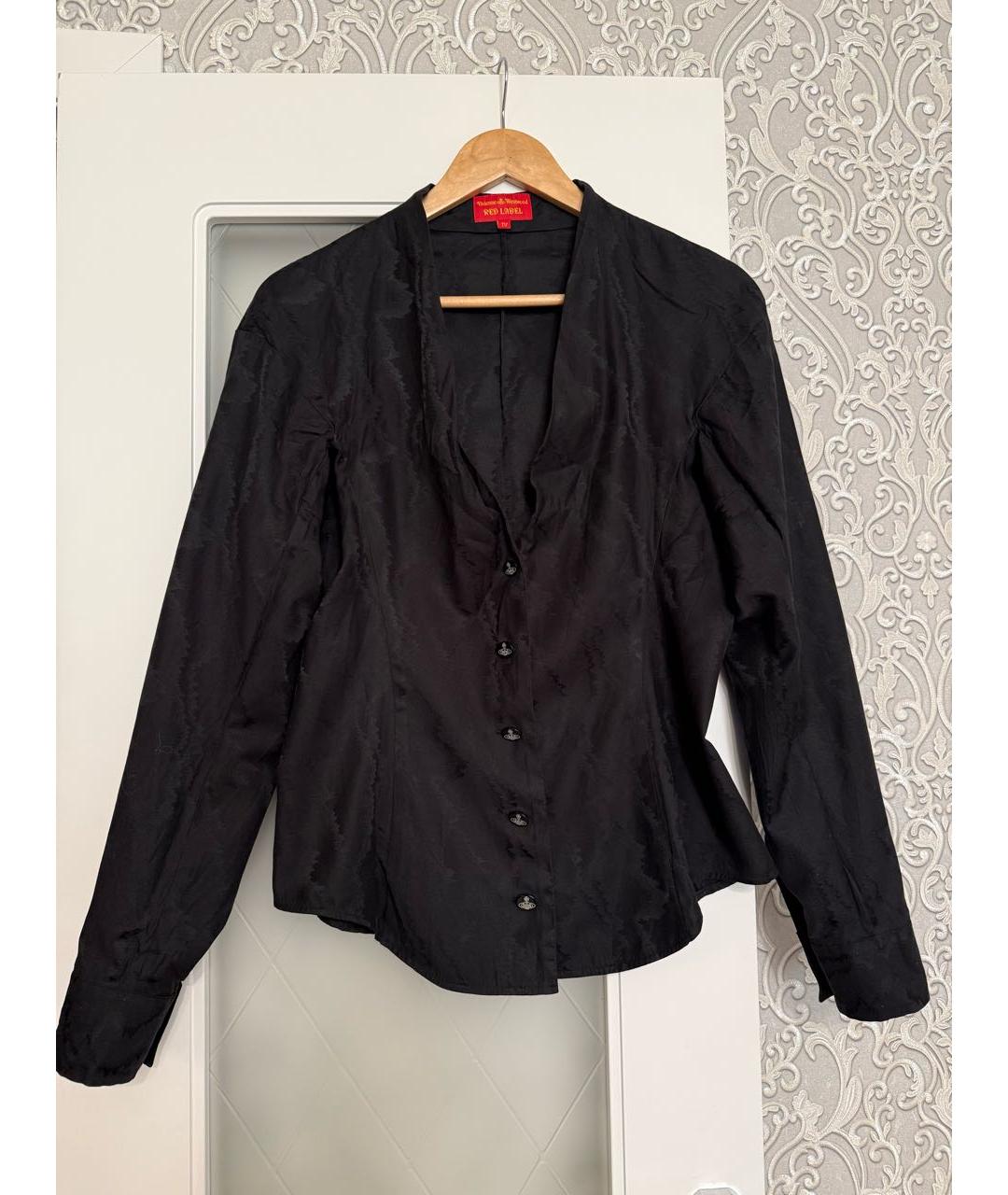 VIVIENNE WESTWOOD Черная полиэстеровая рубашка, фото 6