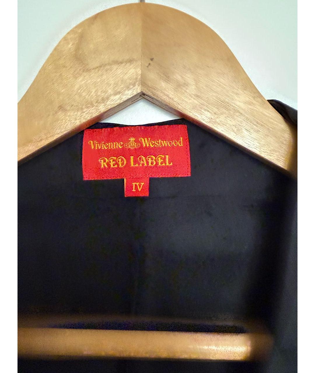 VIVIENNE WESTWOOD Черная полиэстеровая рубашка, фото 3