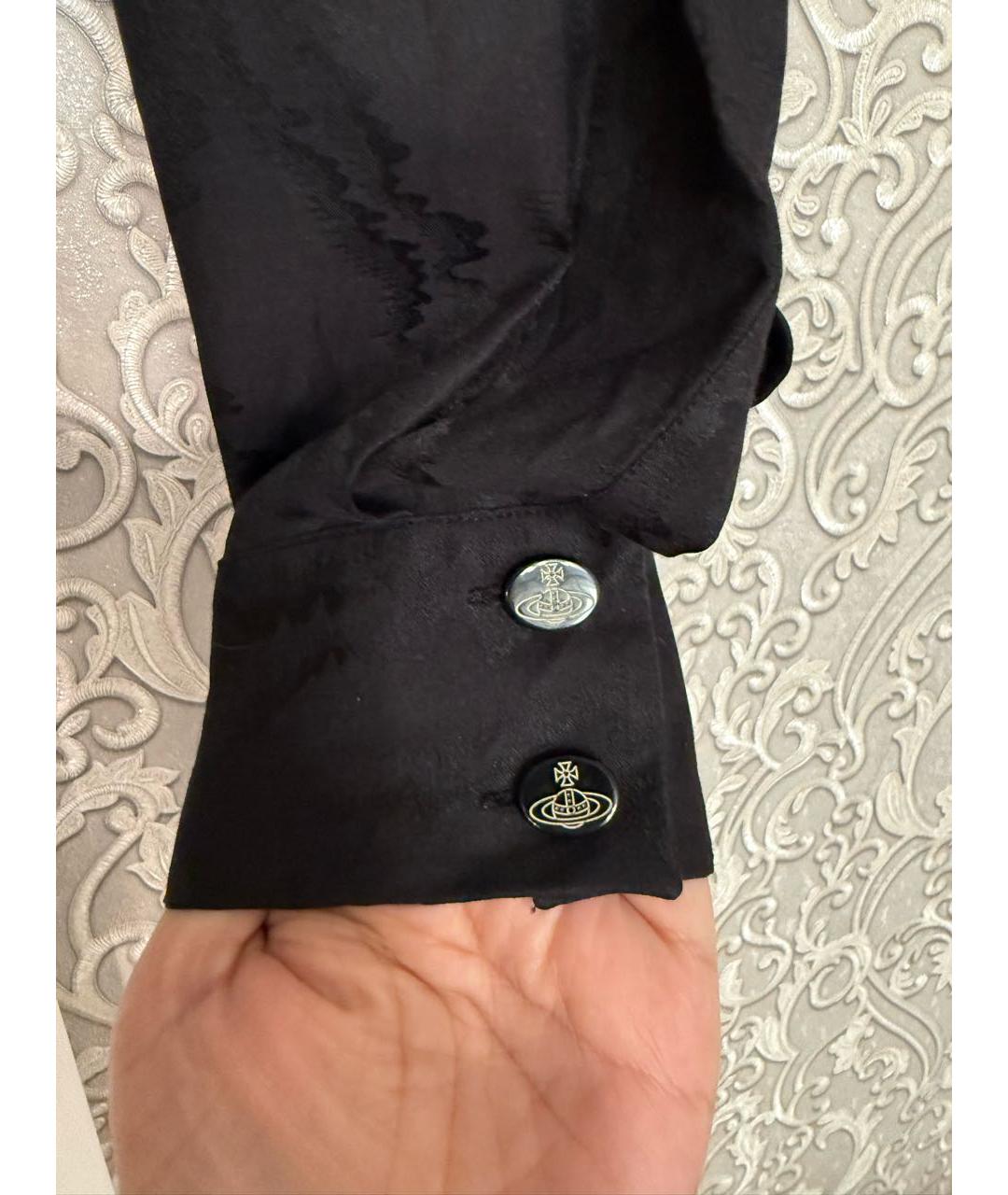 VIVIENNE WESTWOOD Черная полиэстеровая рубашка, фото 5