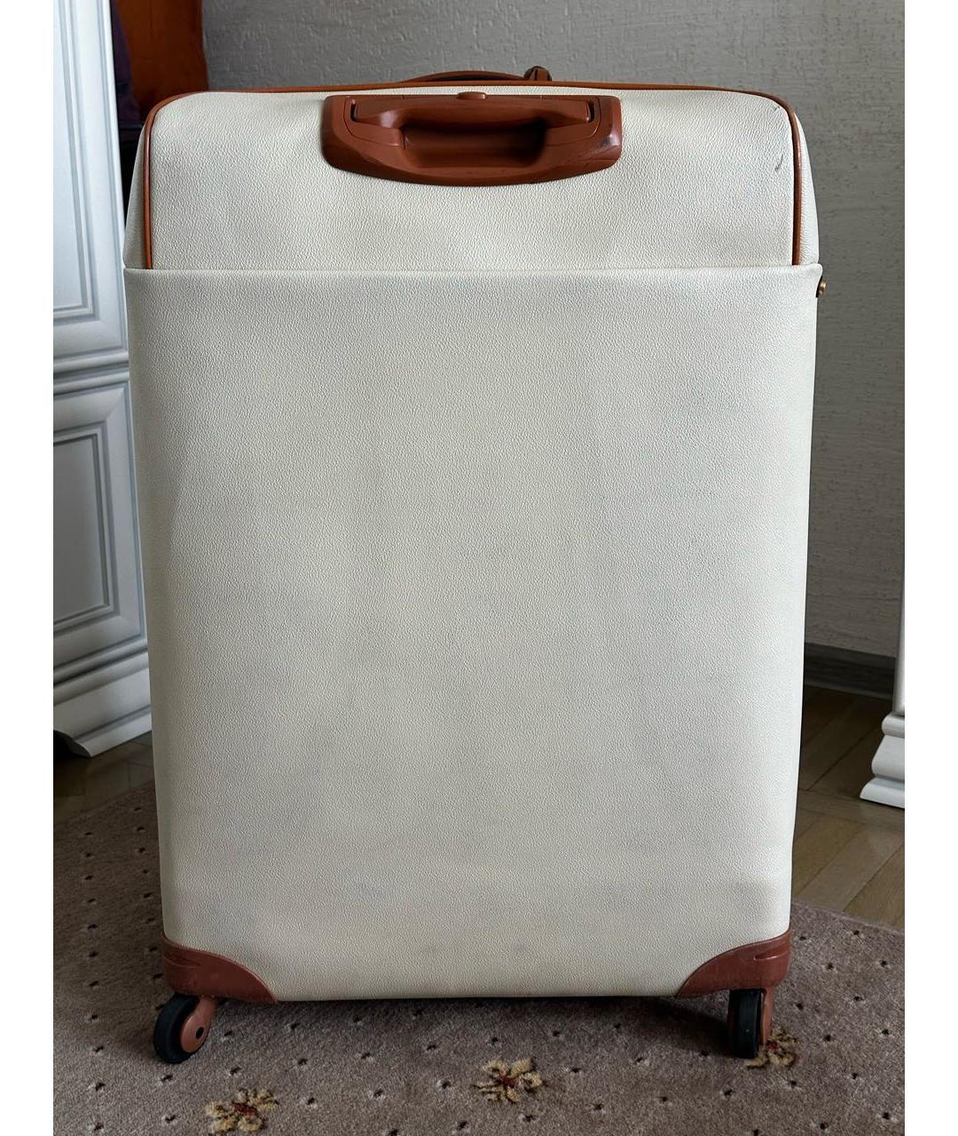 BRIC'S Бежевый кожаный чемодан, фото 3