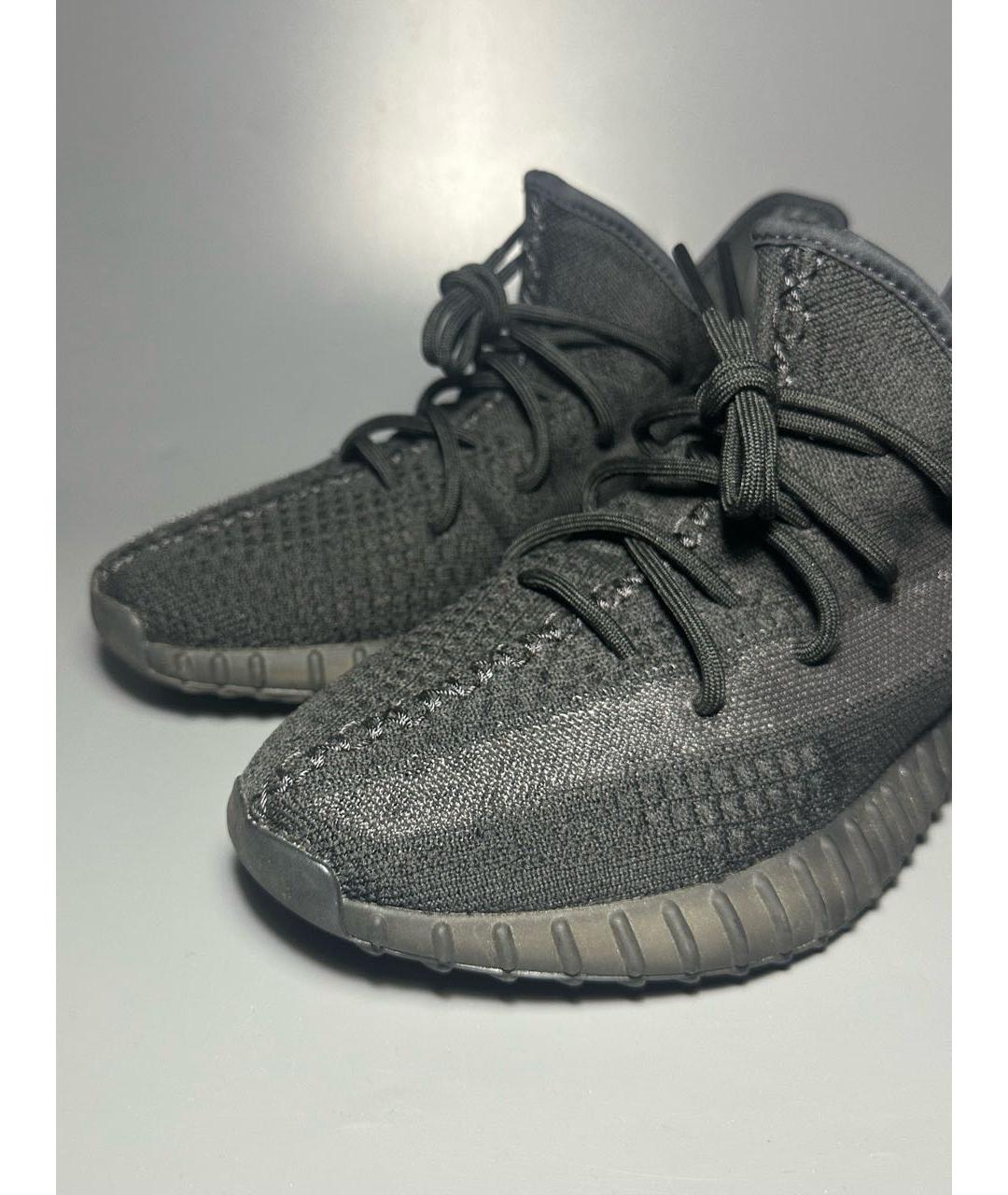 ADIDAS YEEZY Черные синтетические низкие кроссовки / кеды, фото 6