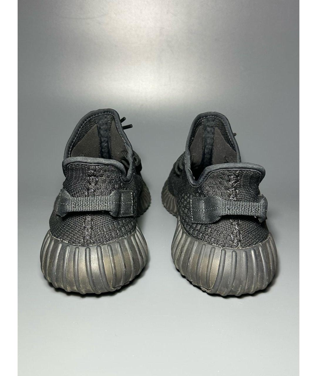 ADIDAS YEEZY Черные синтетические низкие кроссовки / кеды, фото 4