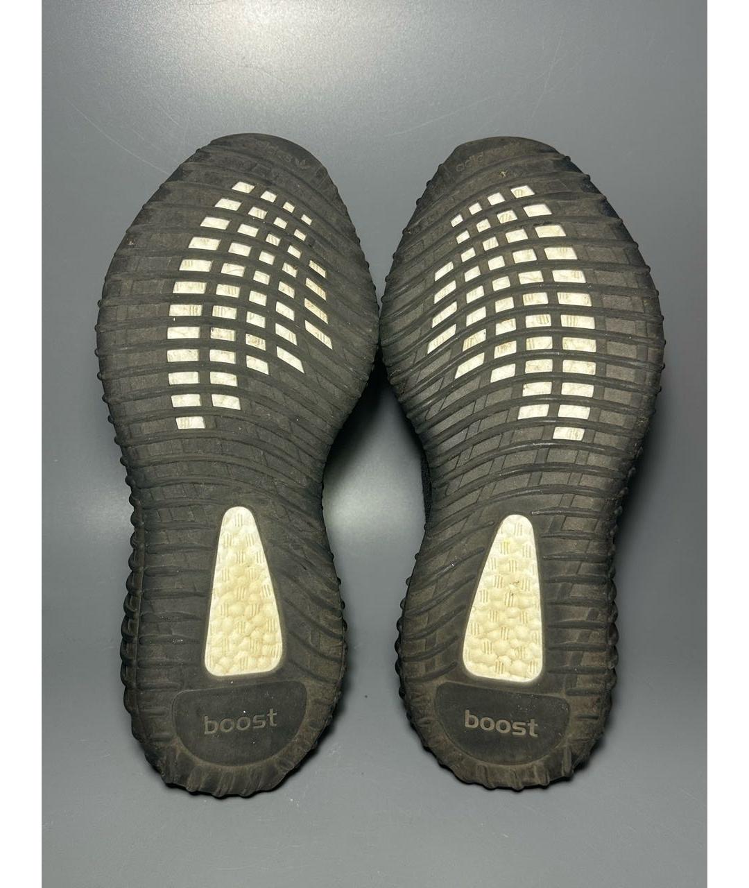 ADIDAS YEEZY Черные синтетические низкие кроссовки / кеды, фото 8