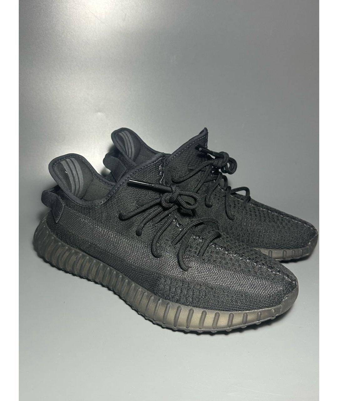 ADIDAS YEEZY Черные синтетические низкие кроссовки / кеды, фото 5