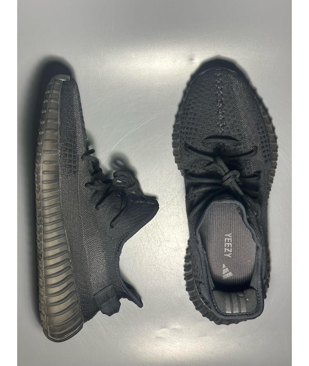 ADIDAS YEEZY Черные синтетические низкие кроссовки / кеды, фото 7