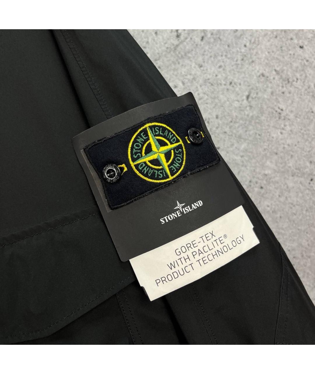 STONE ISLAND Черная куртка, фото 5