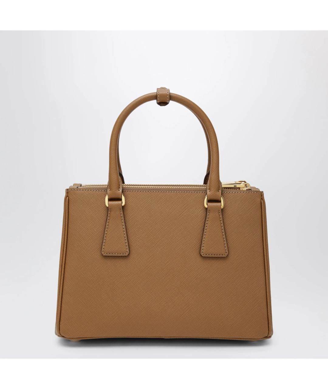 PRADA Коричневая кожаная сумка тоут, фото 2