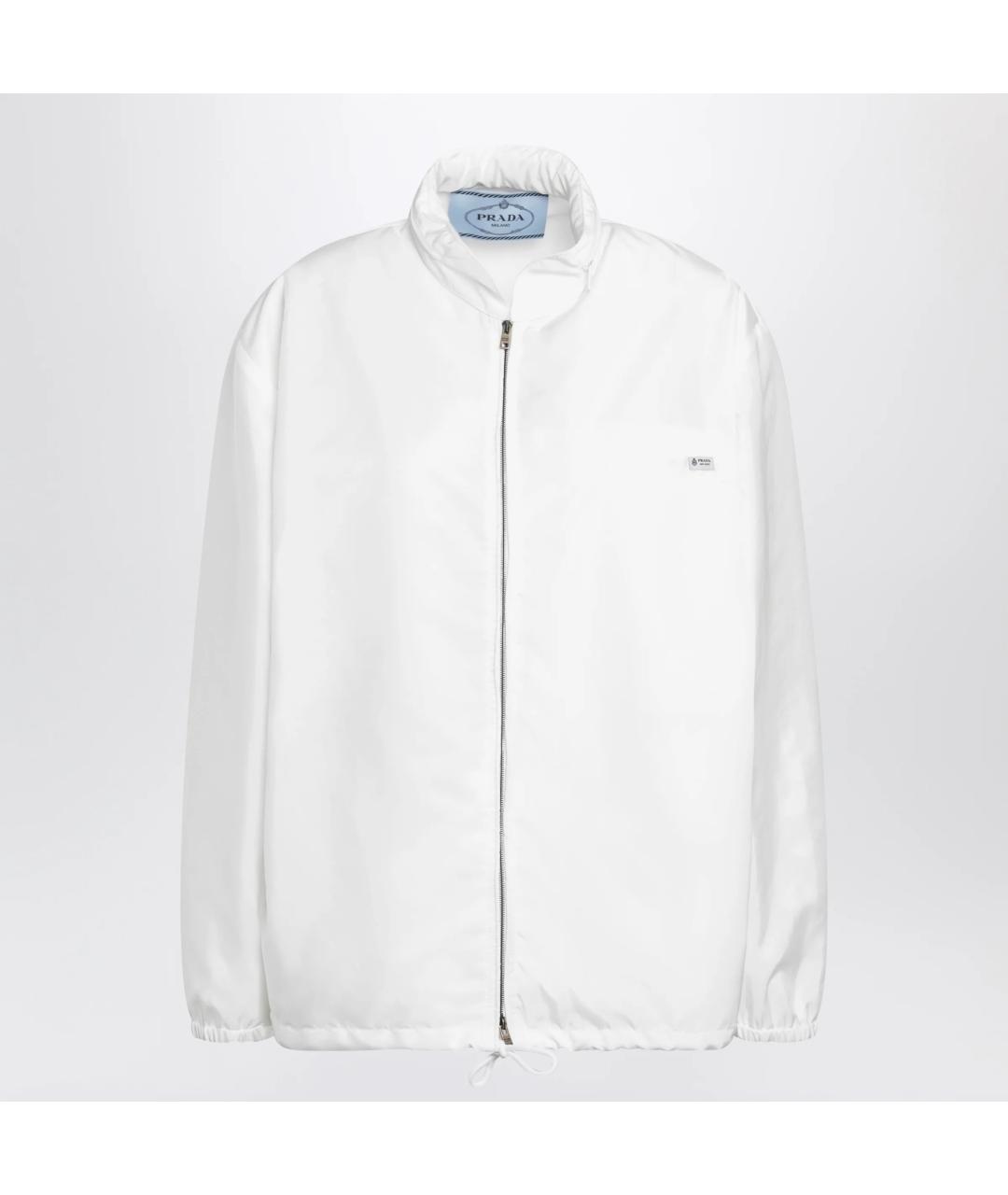 PRADA Белая полиамидовая куртка, фото 3