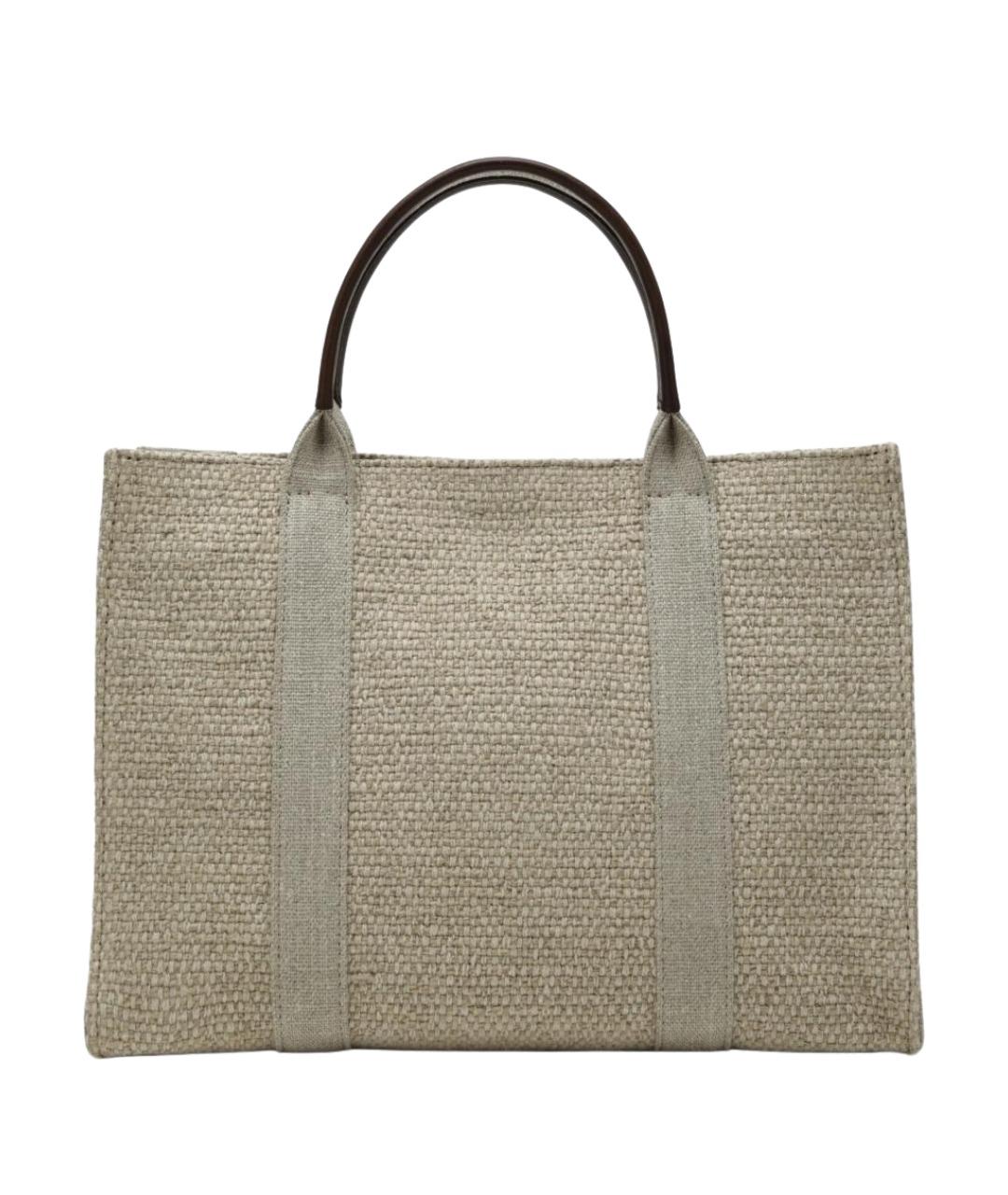 THE ROW Бежевая тканевая сумка тоут, фото 1