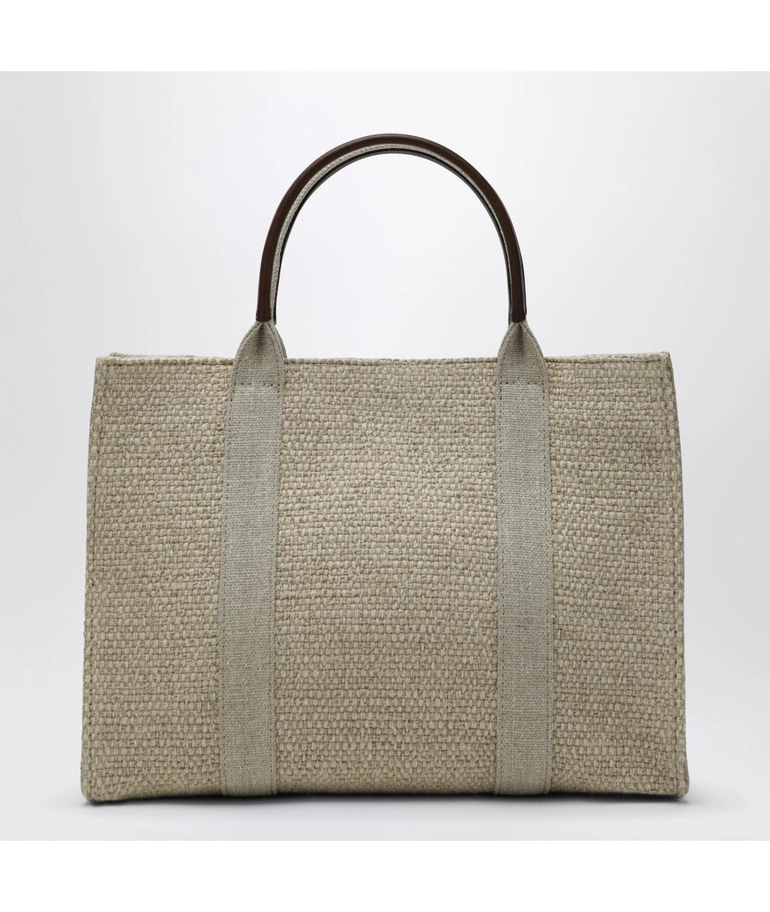 THE ROW Бежевая тканевая сумка тоут, фото 2