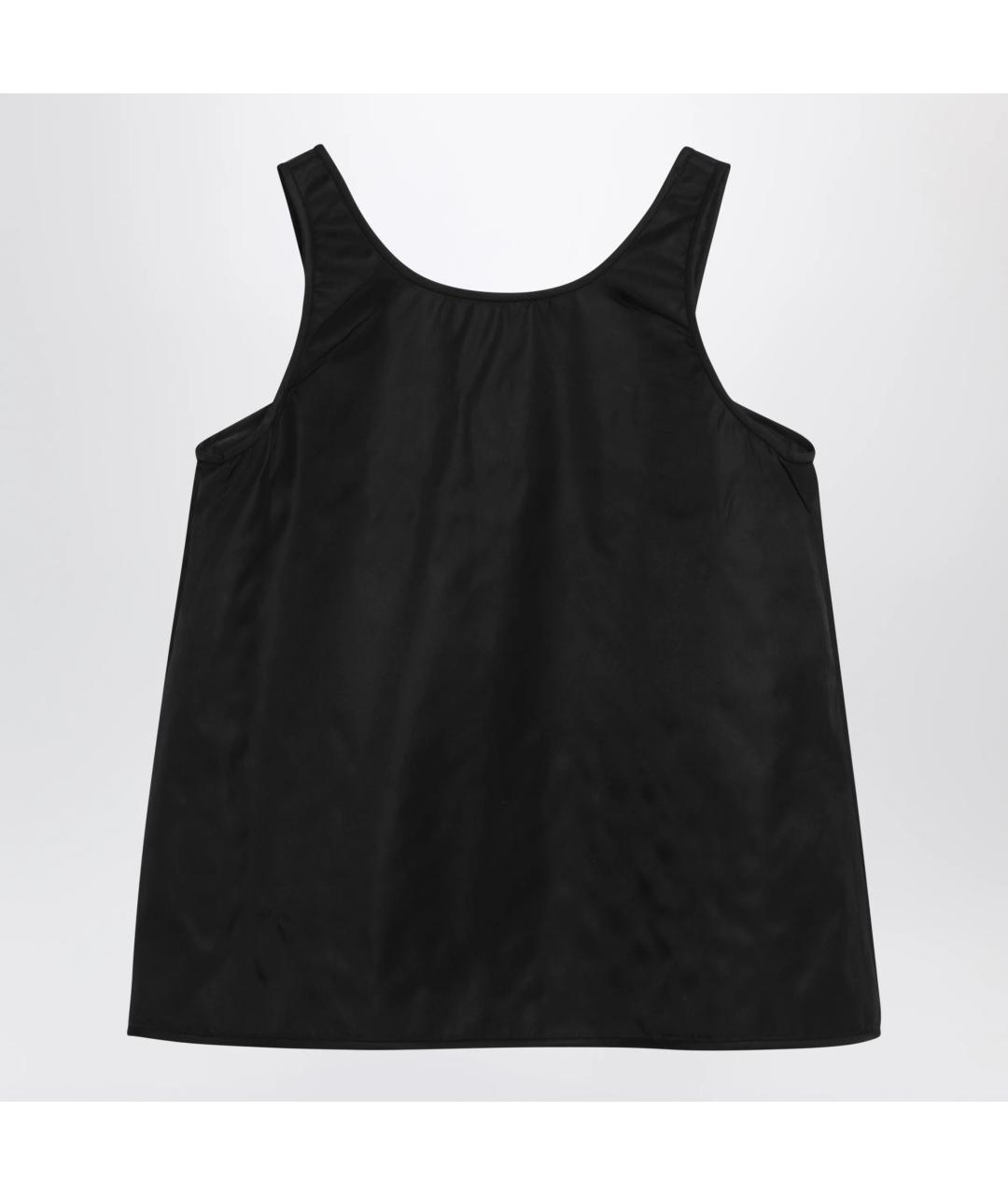 PRADA Черная полиамидовая майка, фото 2