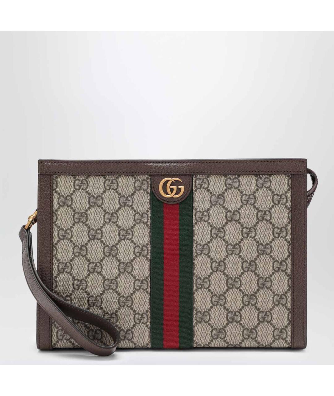 GUCCI Бежевая барсетка, фото 3