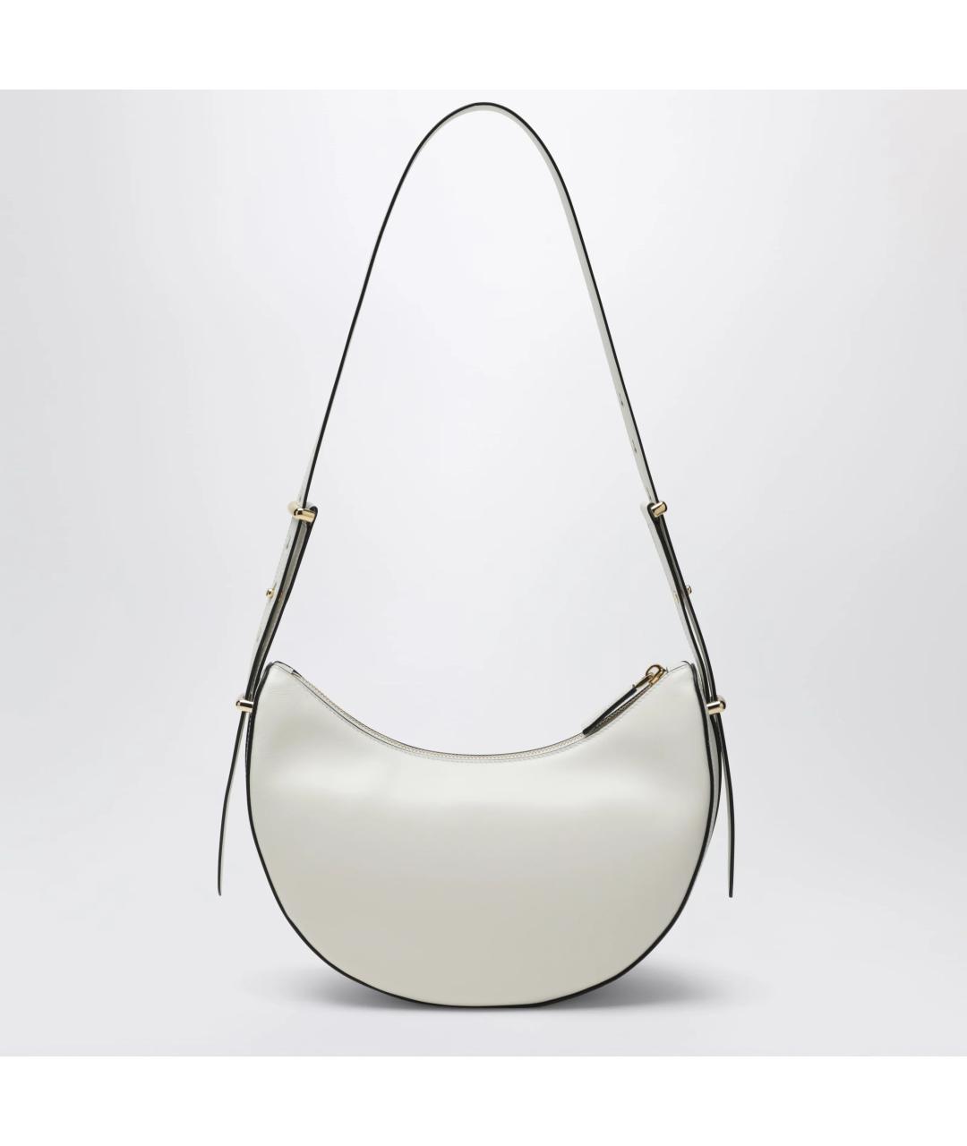 PRADA Белая кожаная сумка через плечо, фото 2