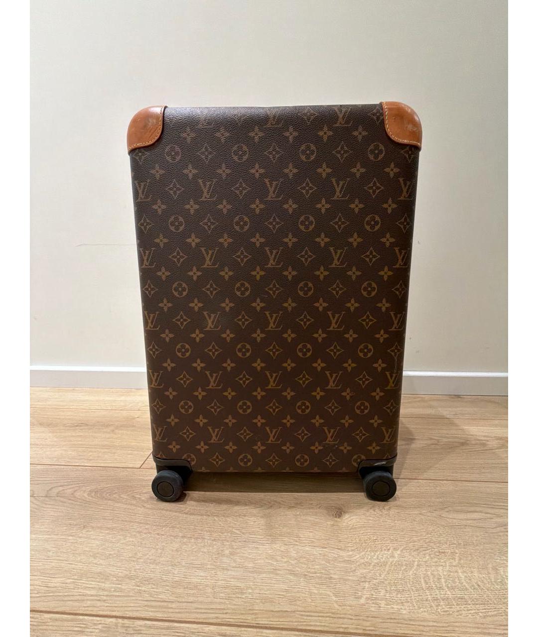 LOUIS VUITTON Бежевая кожаная дорожная/спортивная сумка, фото 5