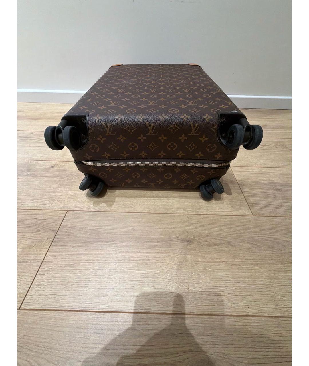 LOUIS VUITTON Бежевая кожаная дорожная/спортивная сумка, фото 3