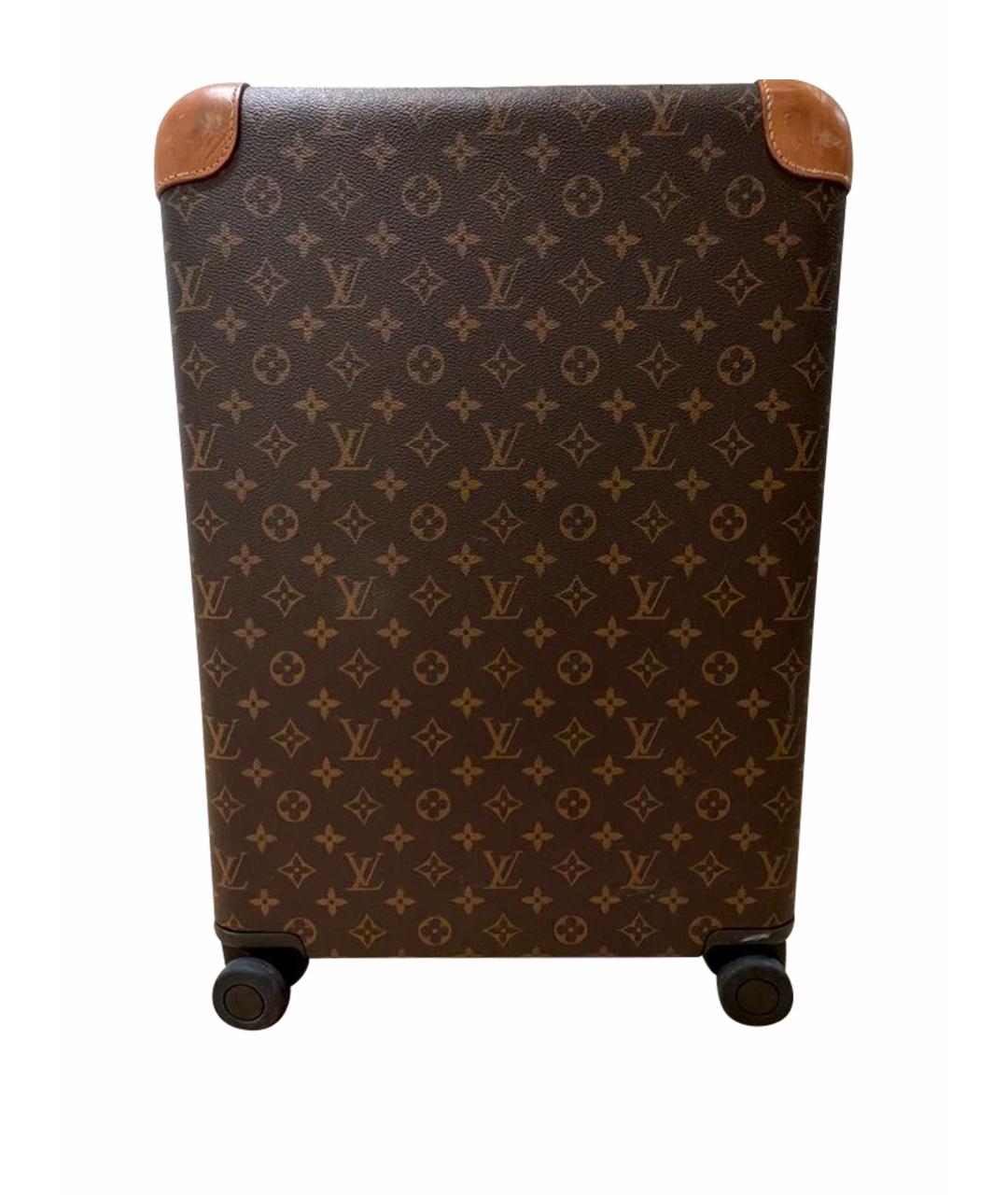 LOUIS VUITTON Бежевая кожаная дорожная/спортивная сумка, фото 6