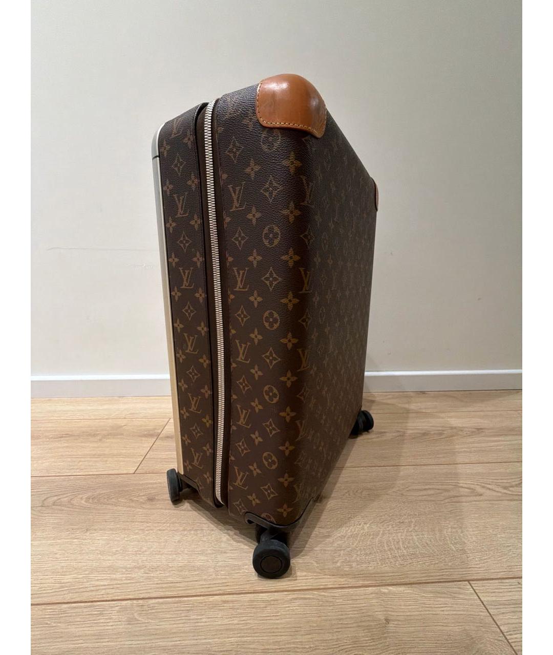 LOUIS VUITTON Бежевая кожаная дорожная/спортивная сумка, фото 2