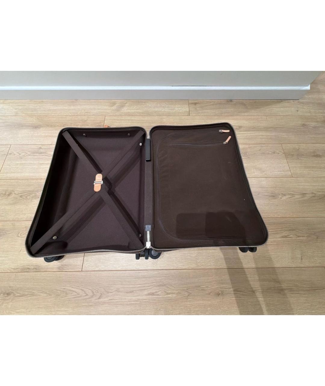 LOUIS VUITTON Бежевая кожаная дорожная/спортивная сумка, фото 4