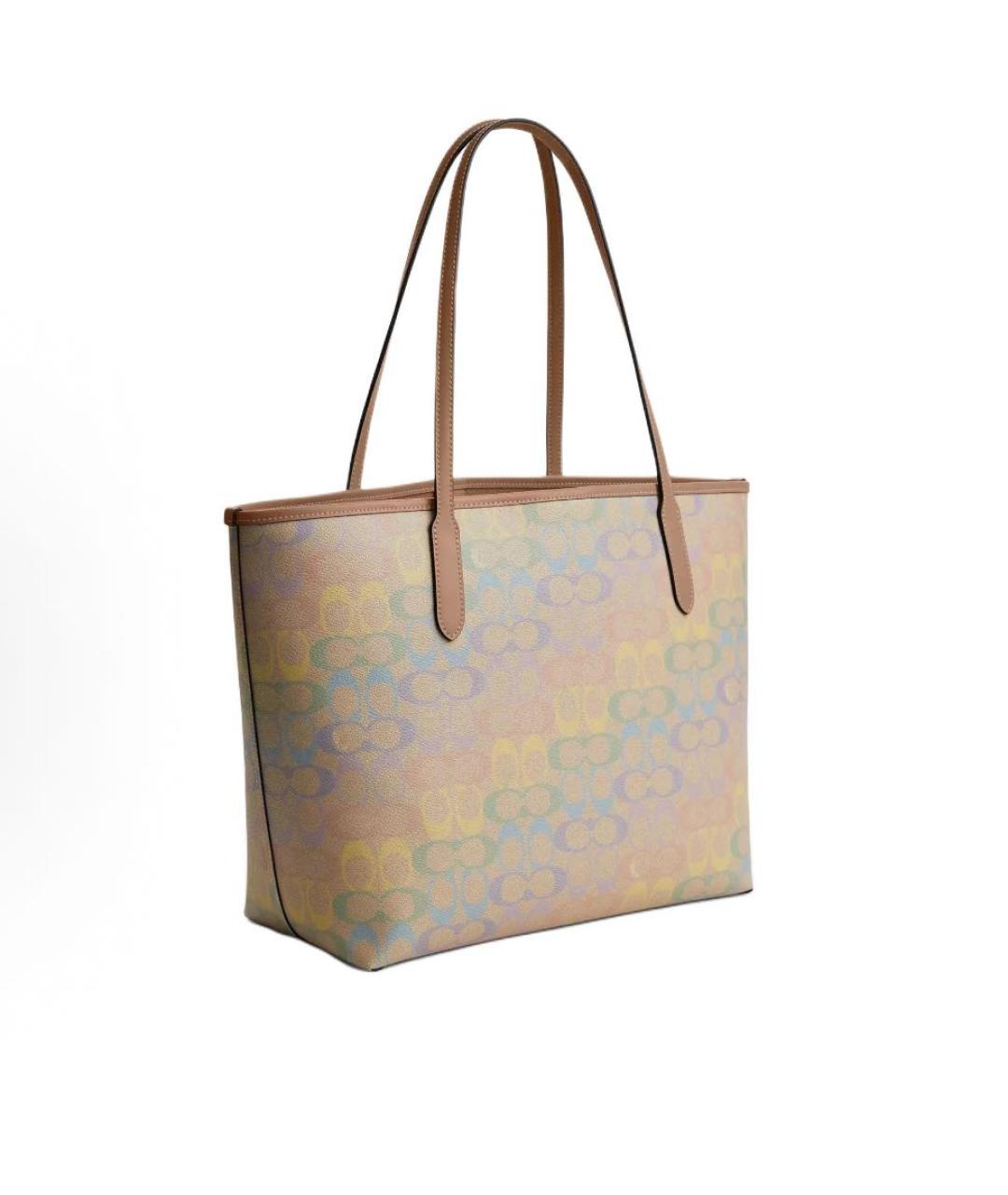 COACH Бежевая сумка тоут, фото 2