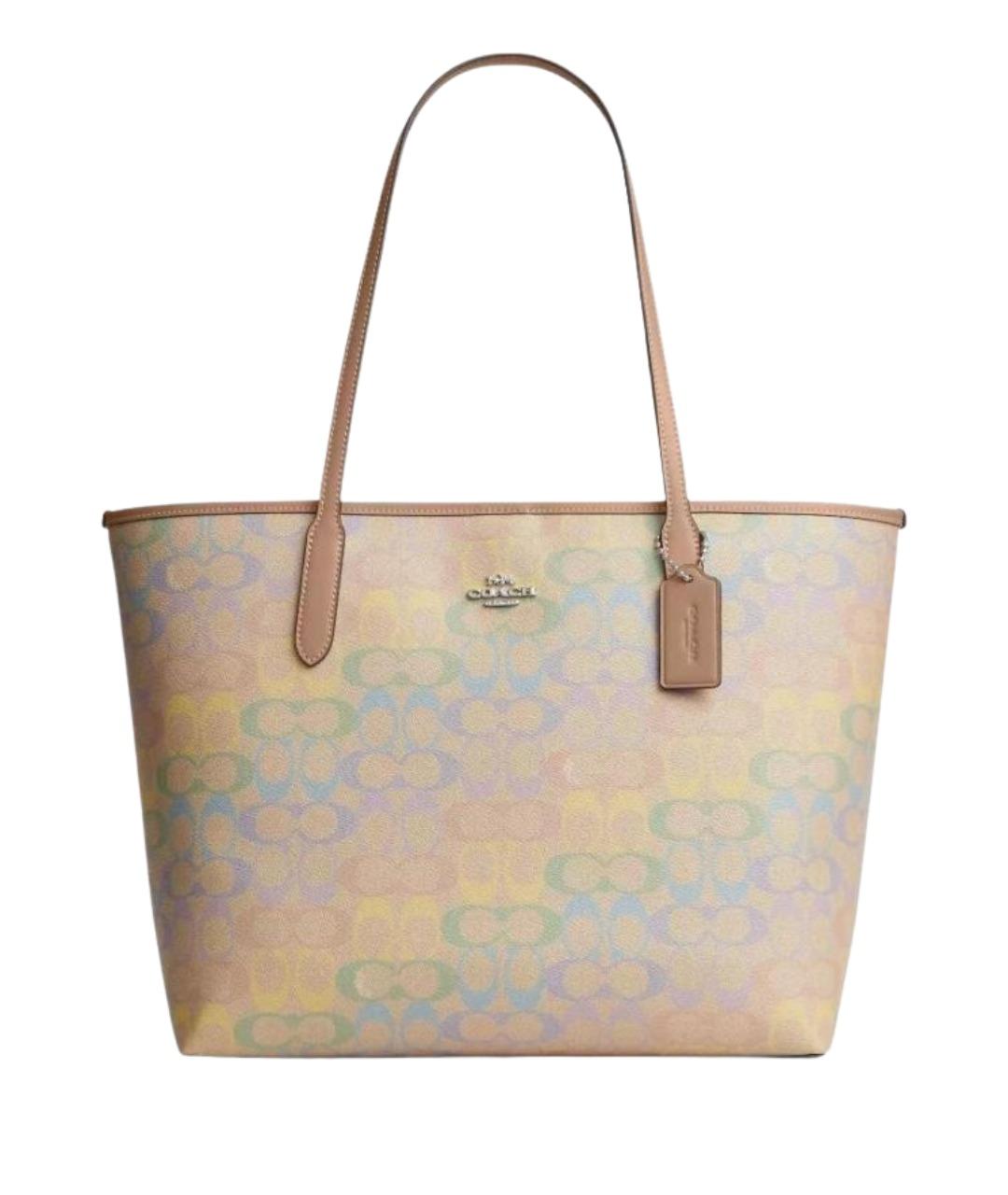 COACH Бежевая сумка тоут, фото 1