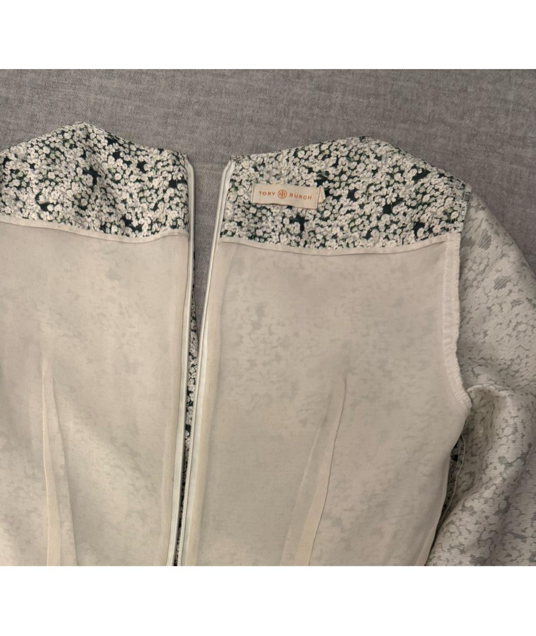 TORY BURCH Мульти шелковое коктейльное платье, фото 3