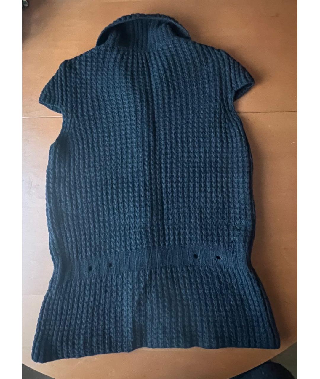 HUGO BOSS Черный шерстяной жилет, фото 2