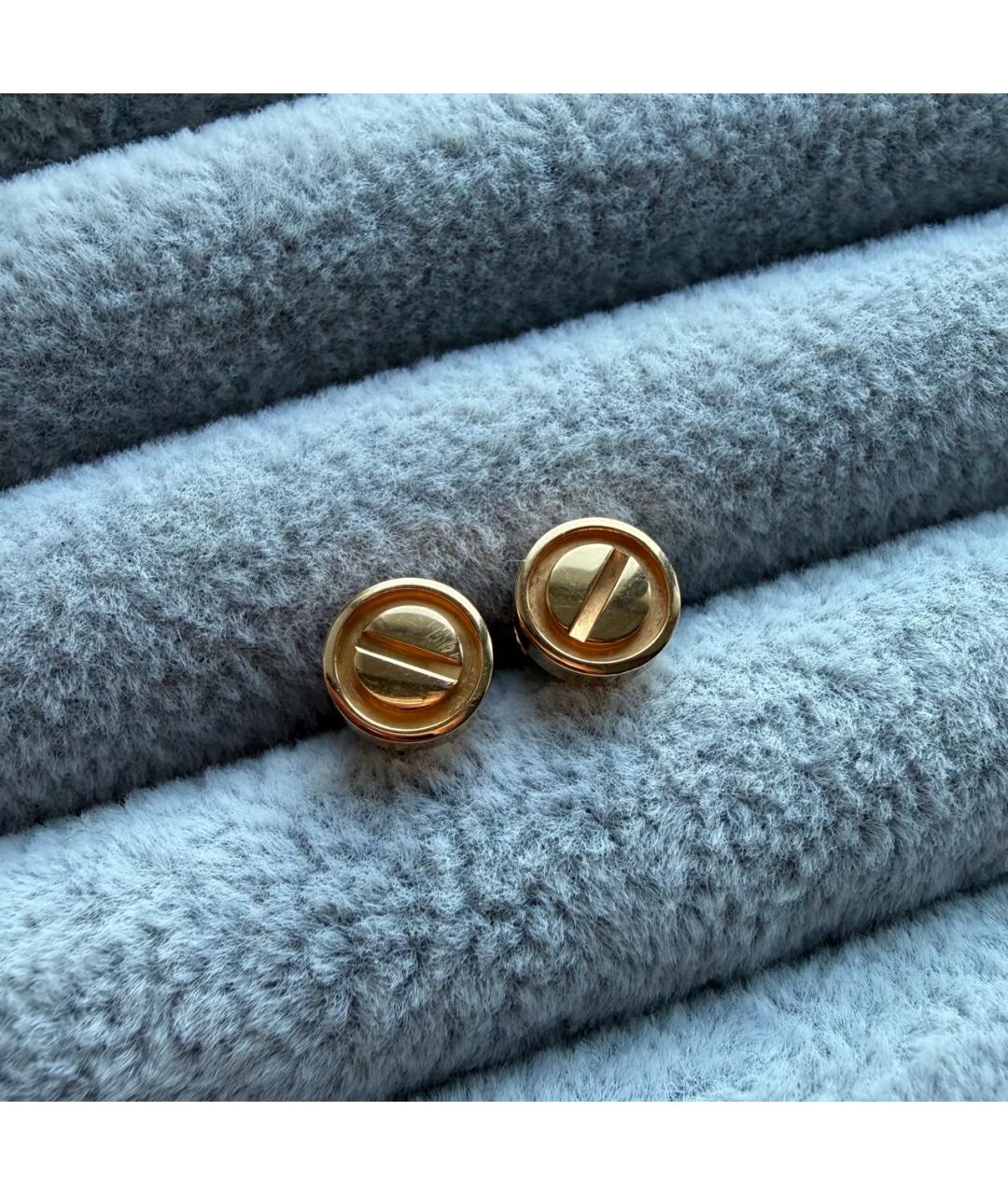 CARTIER Золотые серьги из розового золота, фото 3