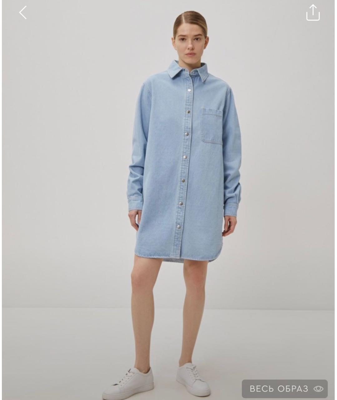 12 STOREEZ Белое хлопковое повседневное платье, фото 7