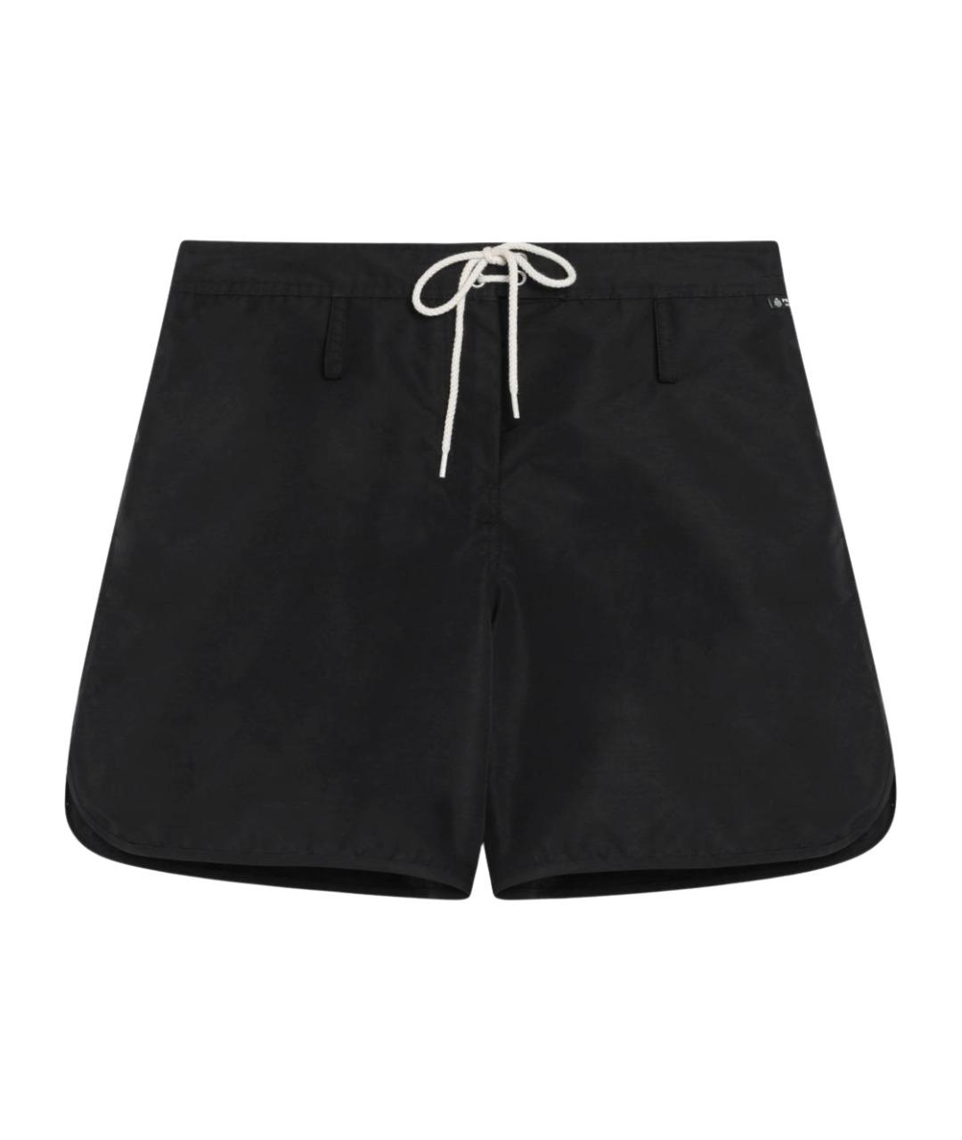 PRADA Черные полиамидовые шорты, фото 1