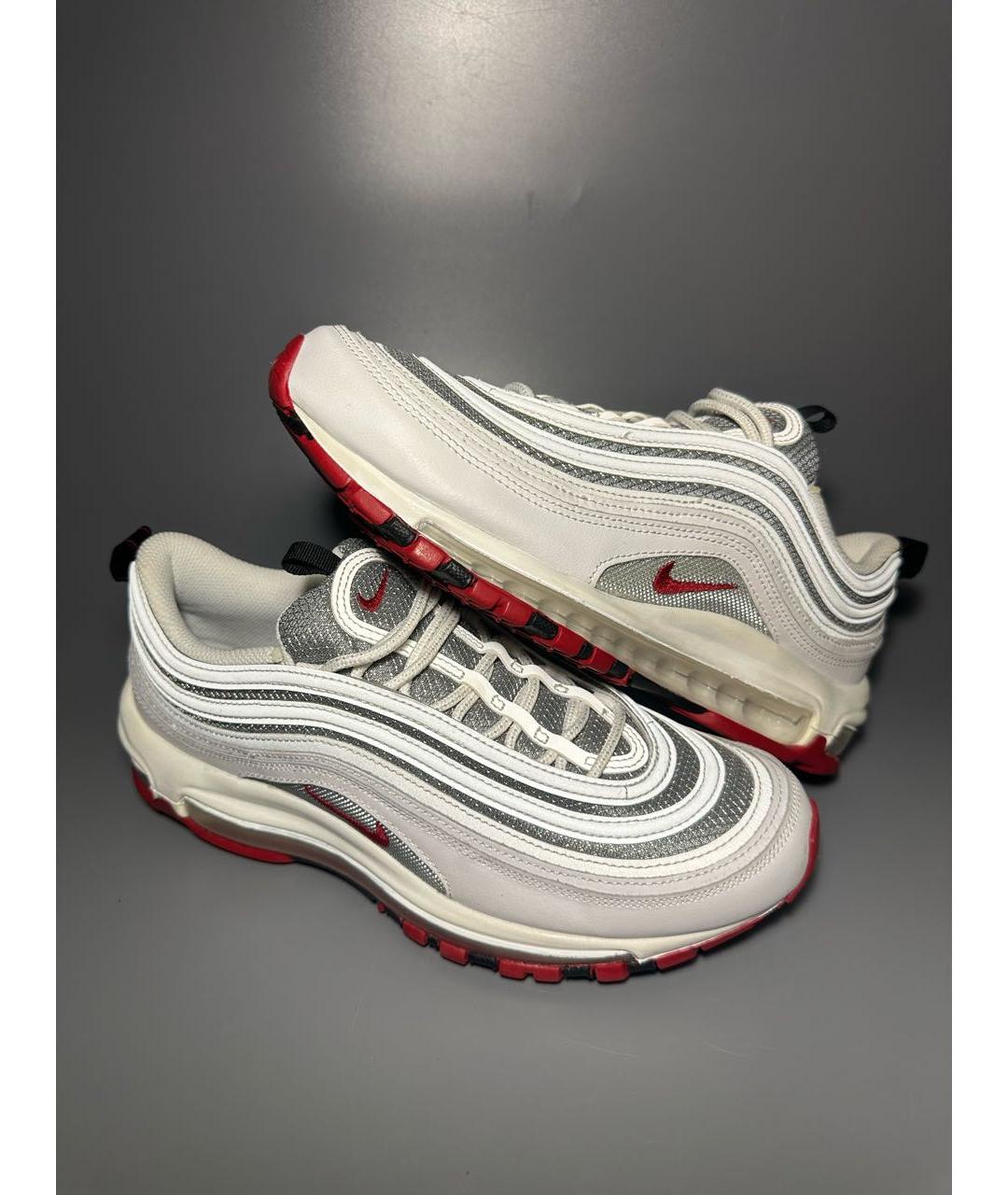 NIKE Черные синтетические низкие кроссовки / кеды, фото 8