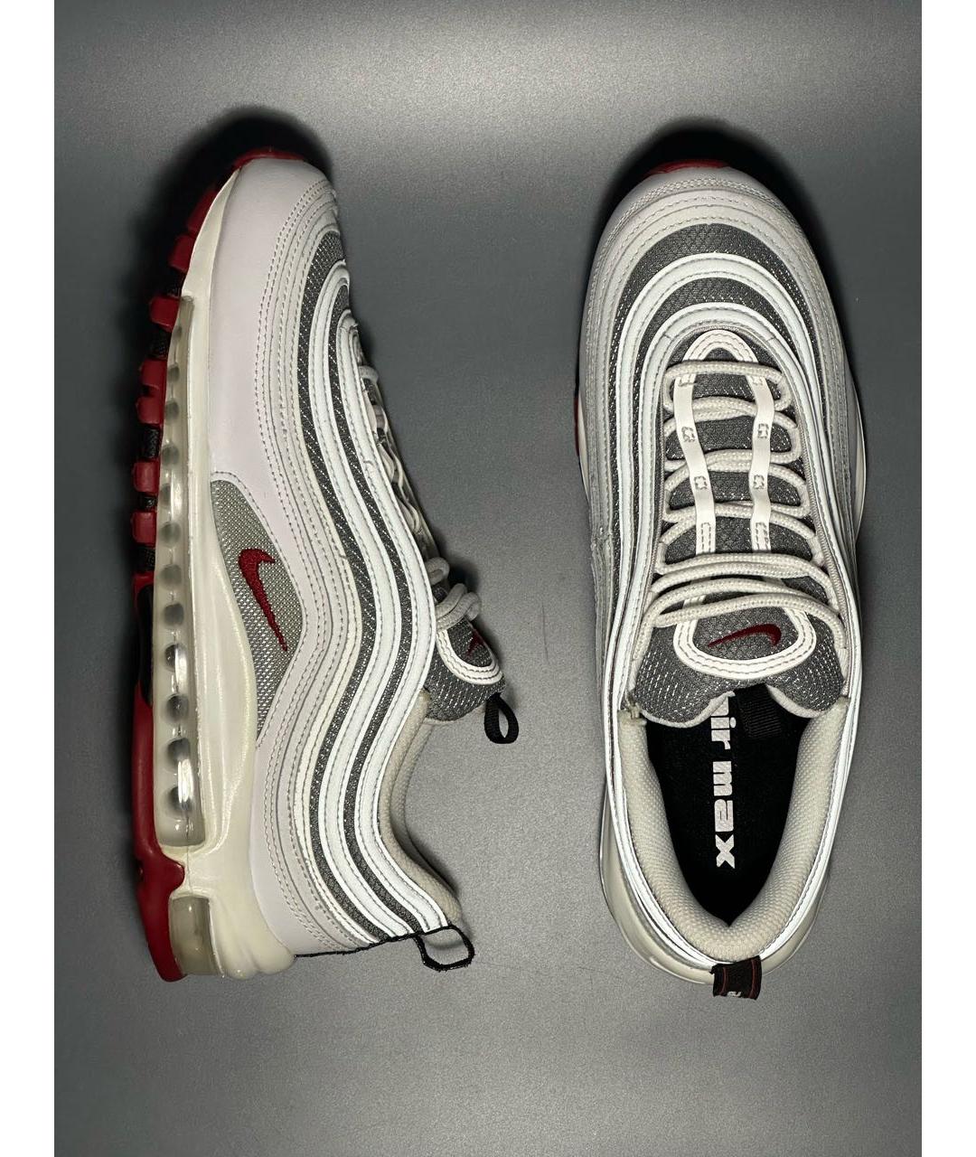 NIKE Черные синтетические низкие кроссовки / кеды, фото 3