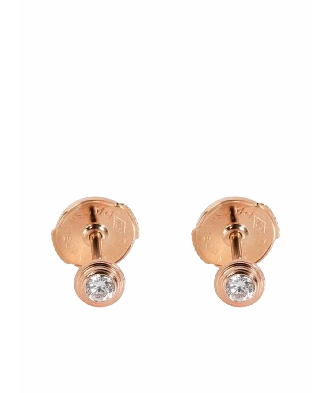 CARTIER Золотые серьги из розового золота, фото 1