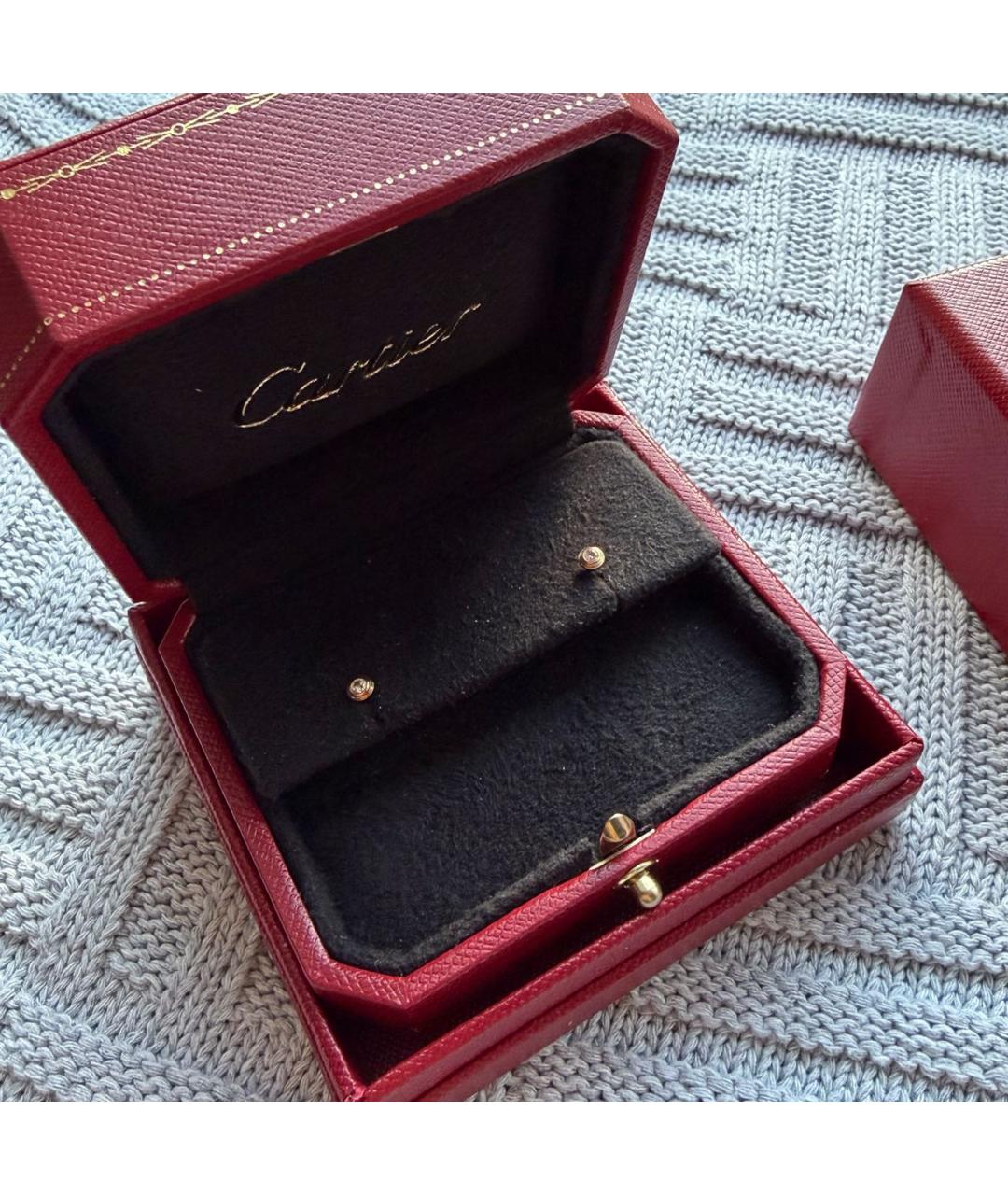 CARTIER Золотые серьги из розового золота, фото 3