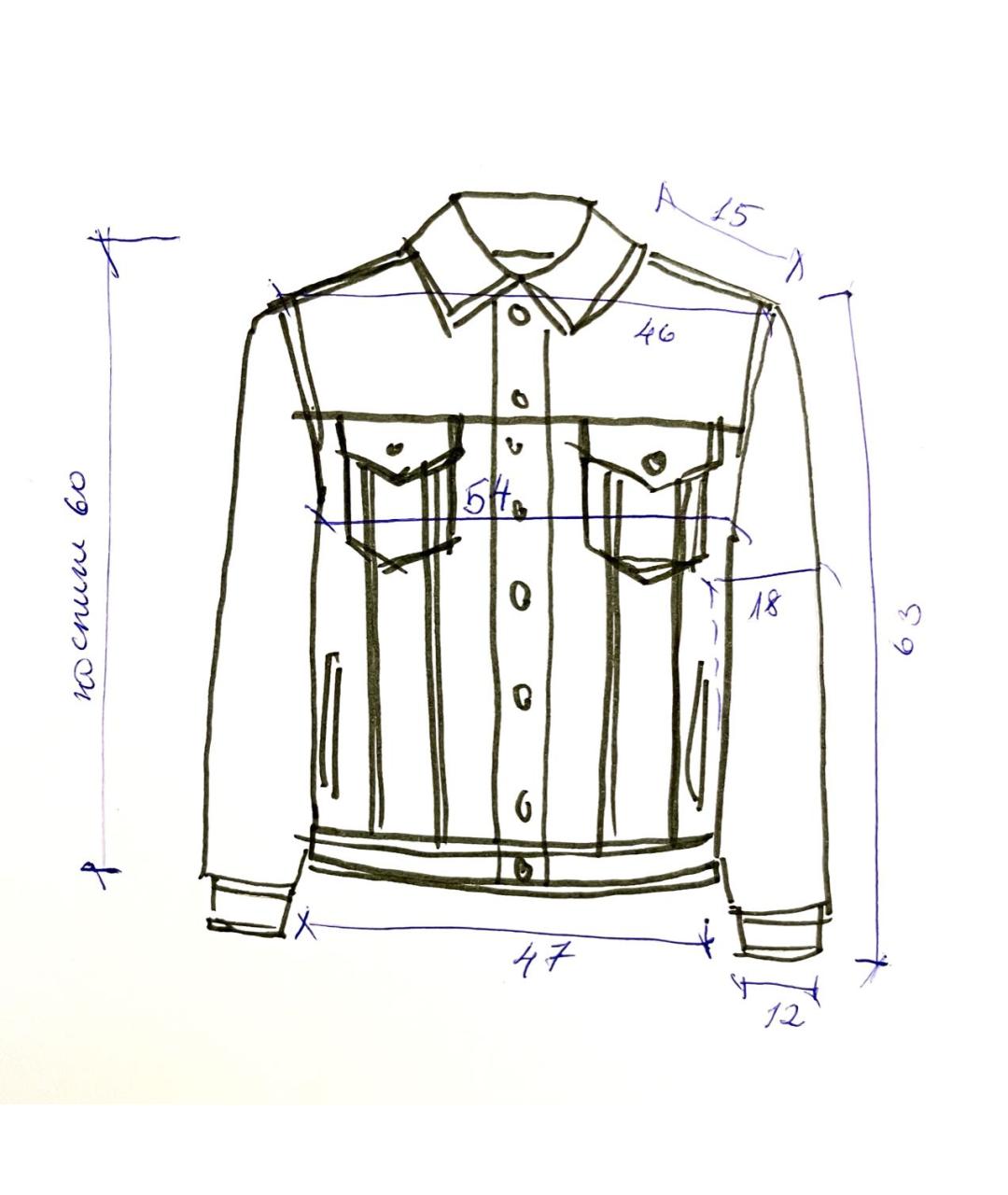 LEVI'S Черная деним куртка, фото 8