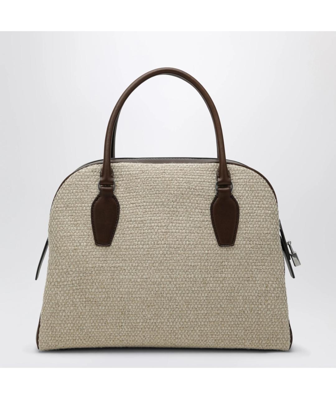 THE ROW Бежевая тканевая сумка тоут, фото 2