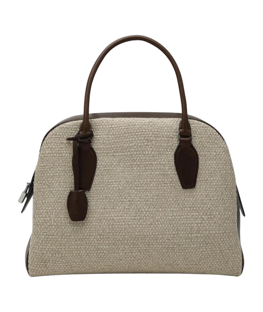 THE ROW Бежевая тканевая сумка тоут, фото 1