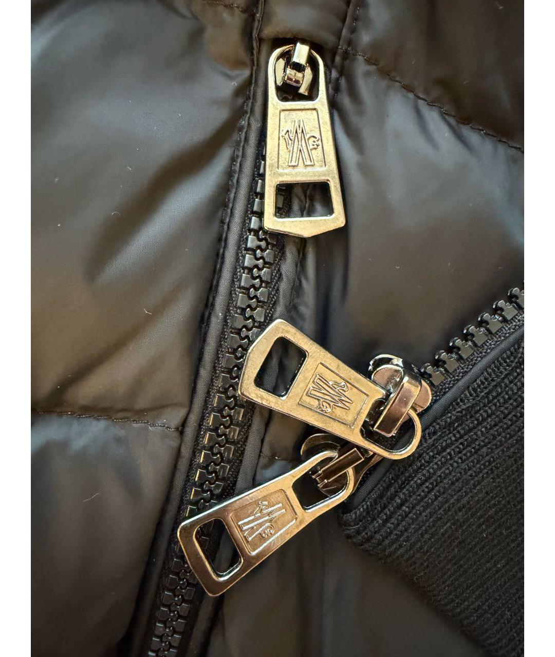 MONCLER Черная куртка, фото 4