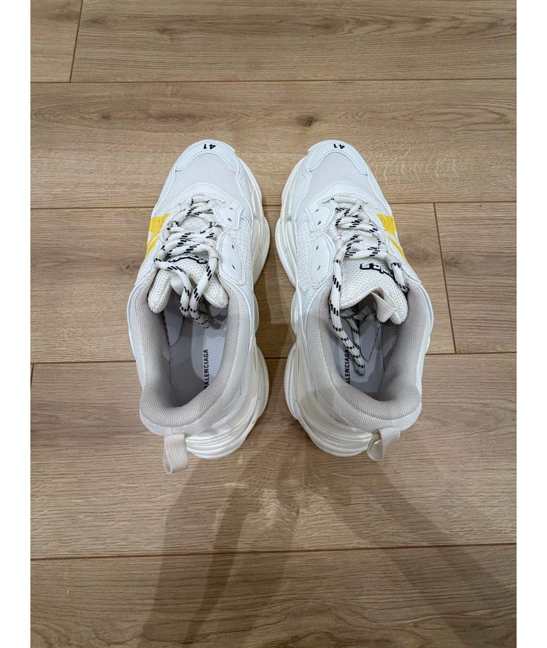 BALENCIAGA Белые кроссовки, фото 3