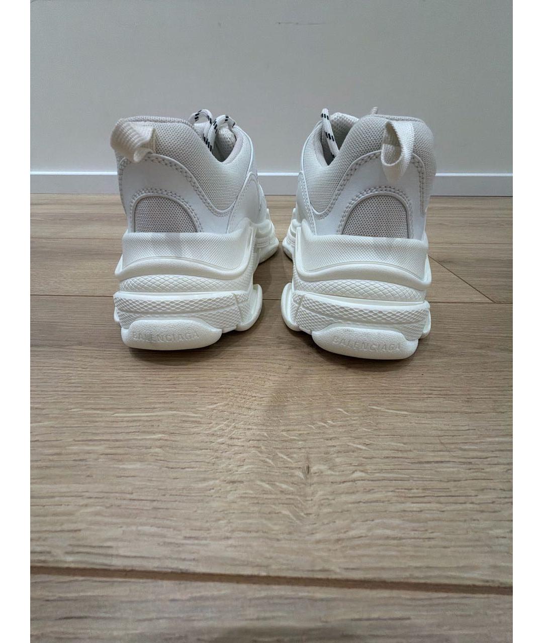 BALENCIAGA Белые кроссовки, фото 4