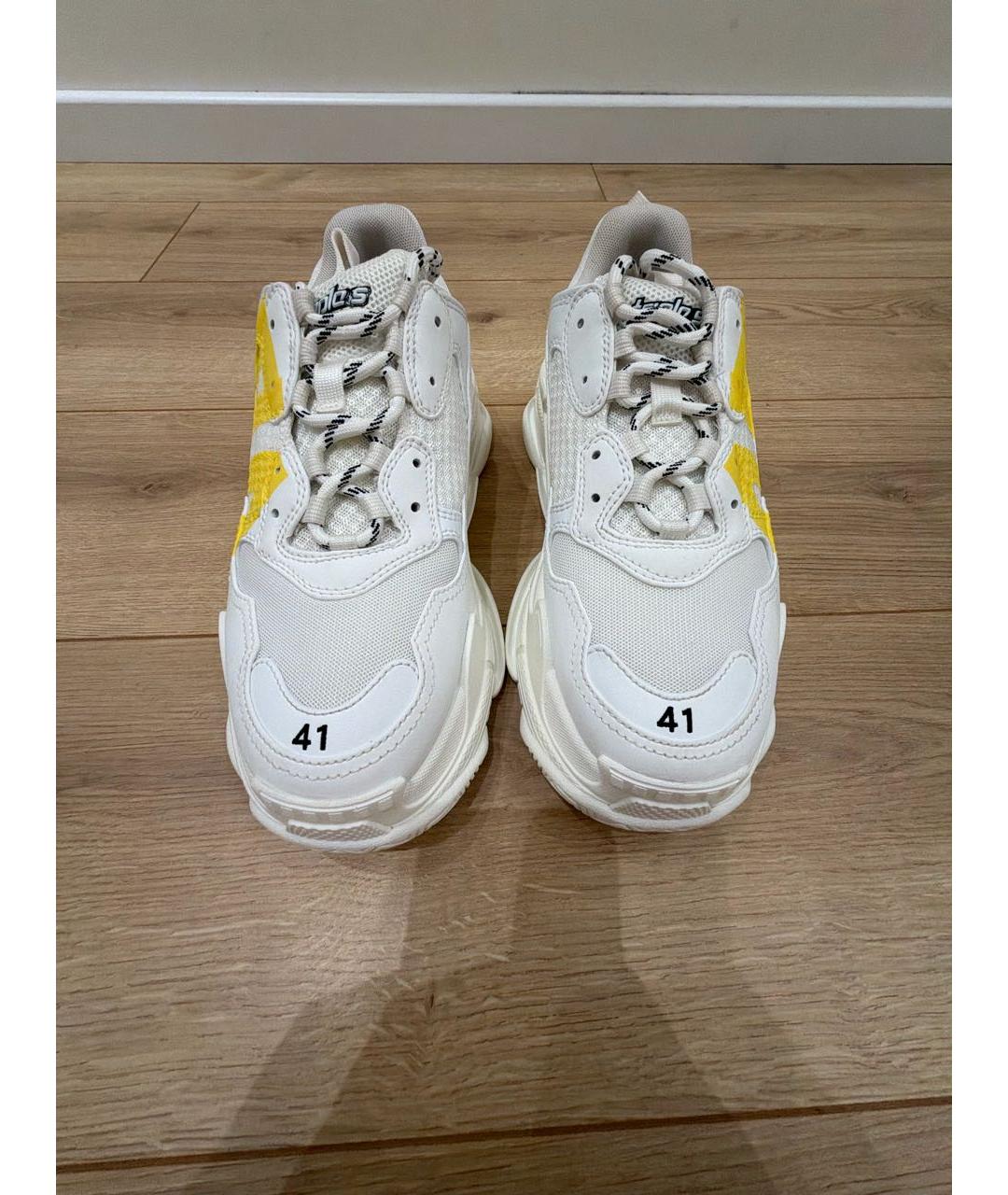 BALENCIAGA Белые кроссовки, фото 2