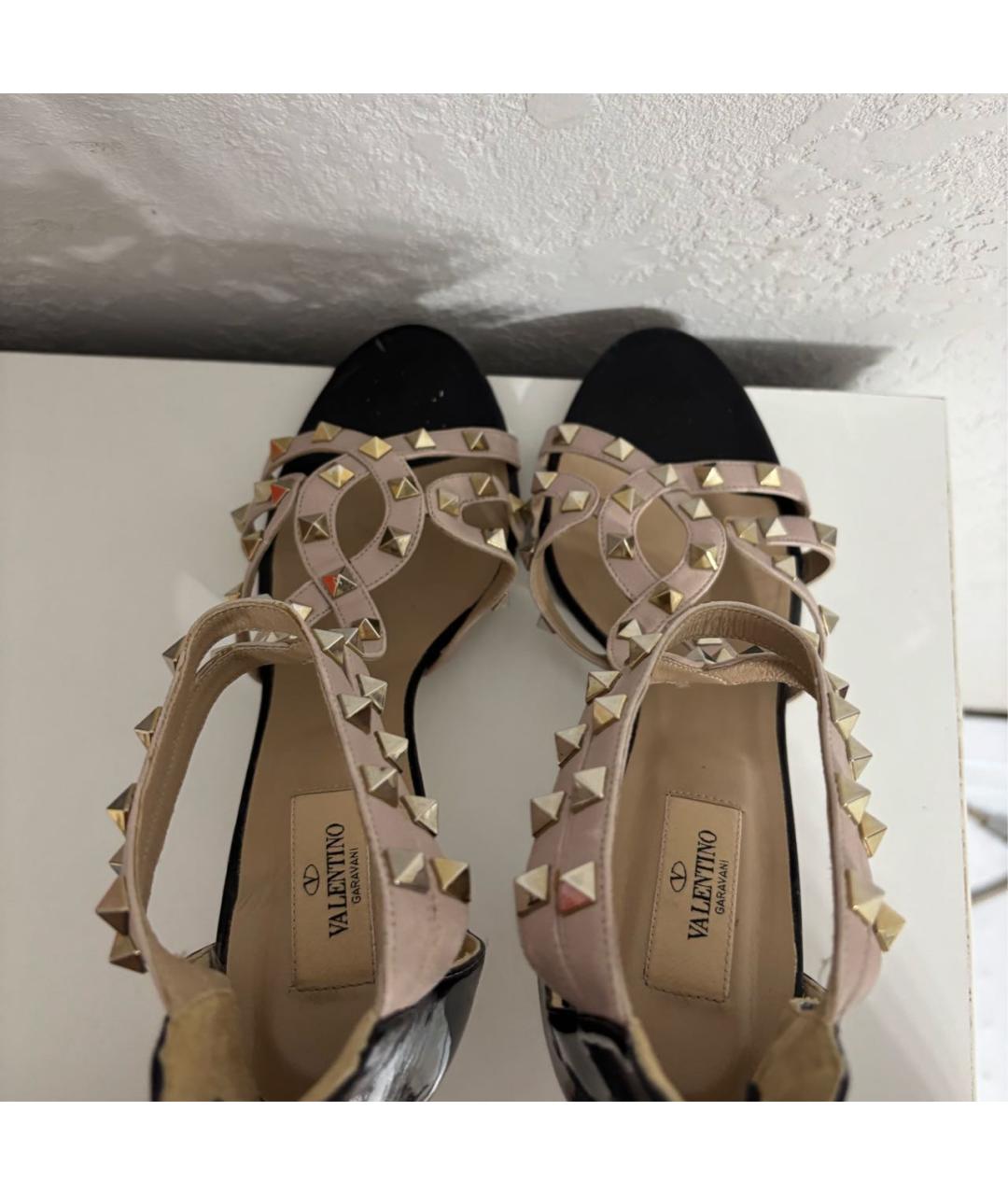 VALENTINO Черные туфли из лакированной кожи, фото 3