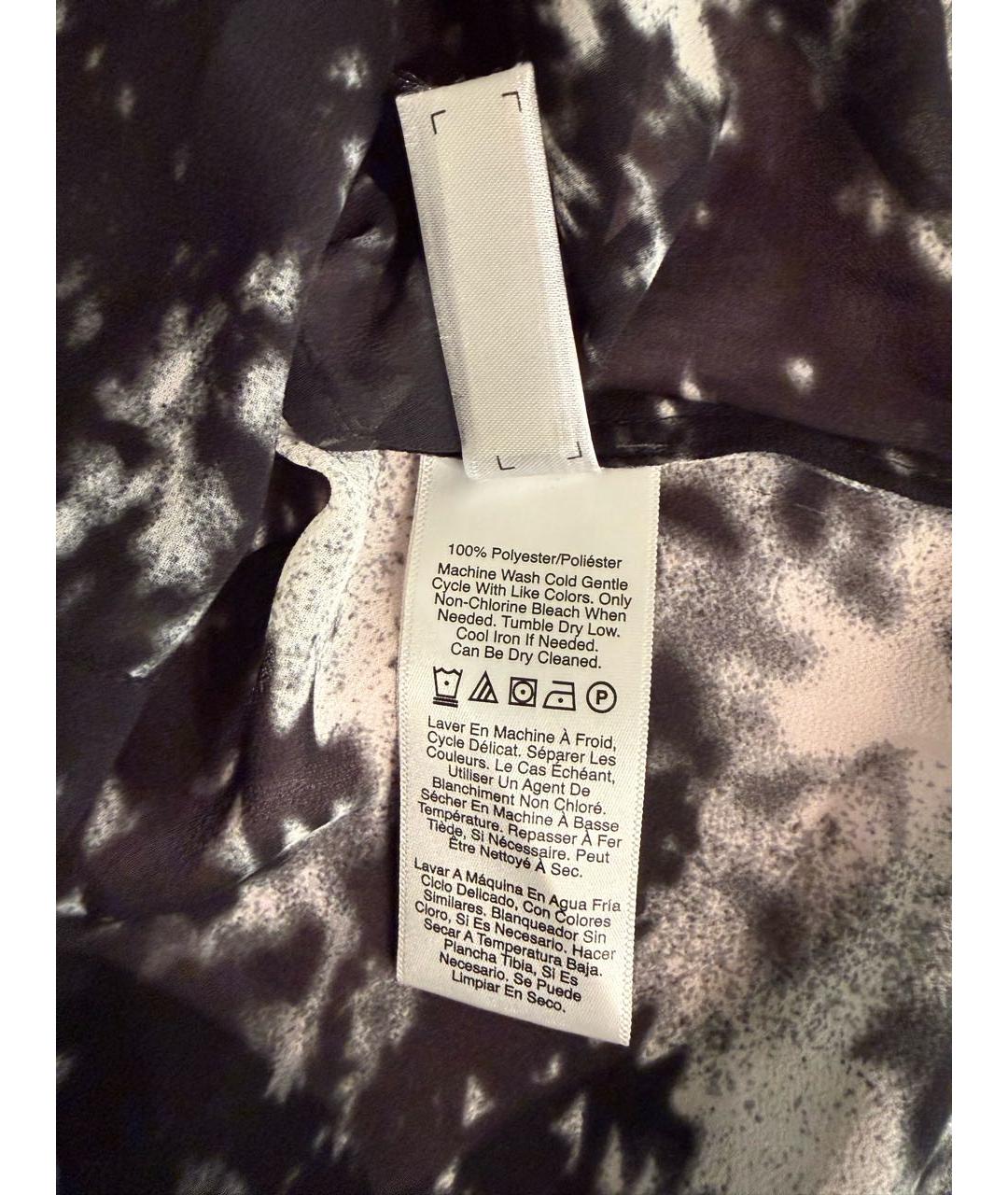 DKNY Черное полиэстеровое повседневное платье, фото 4