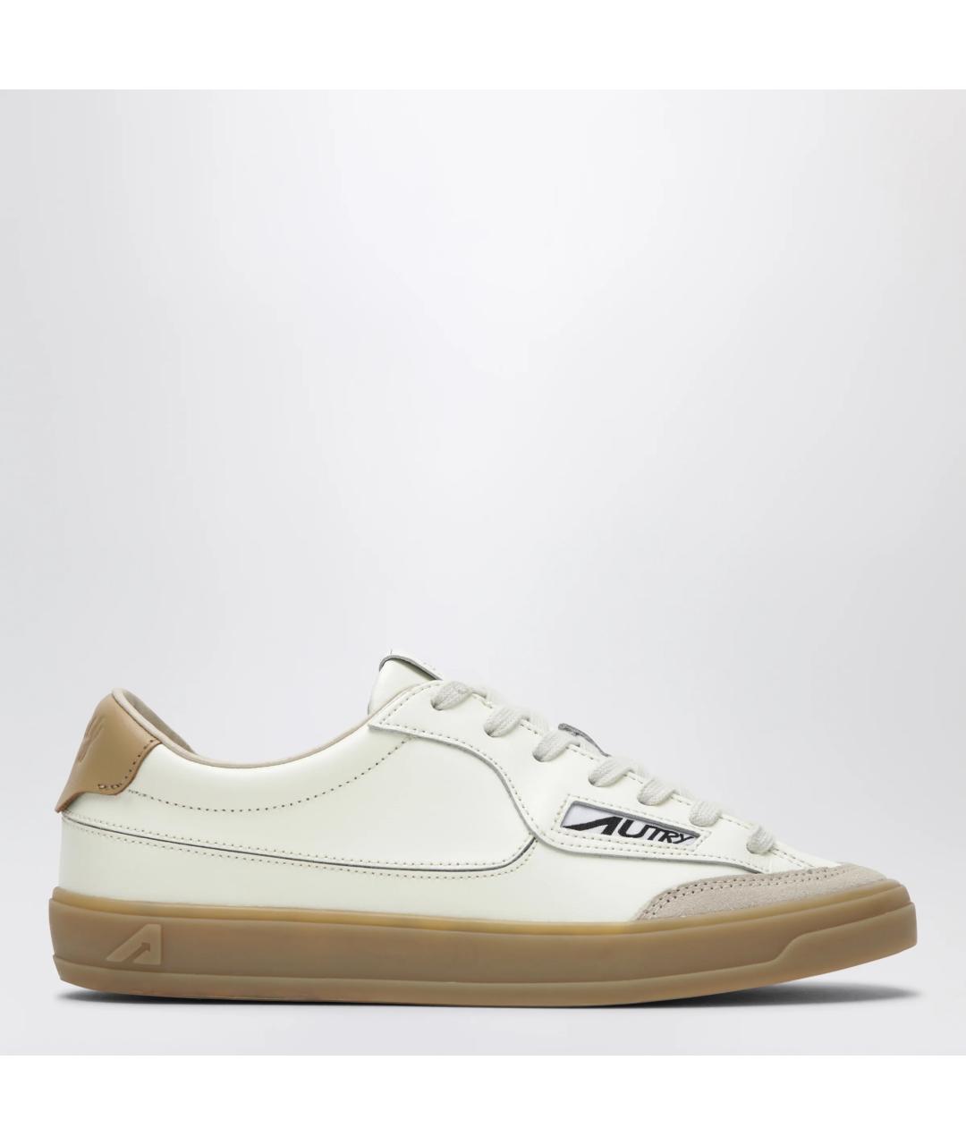 AUTRY Бежевые кожаные кеды, фото 3